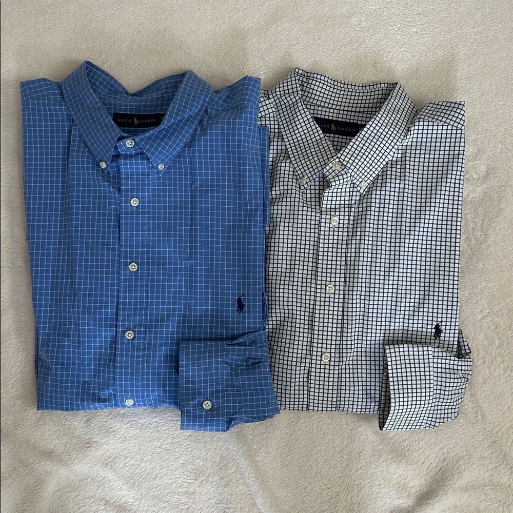 Ralph Lauren Button Down Checkered Shirts